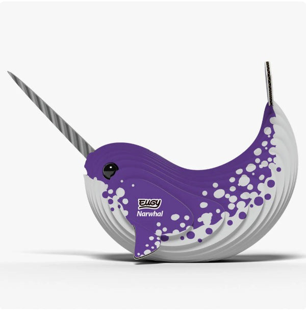 EUGY Narwhal 3D Paper Puzzle