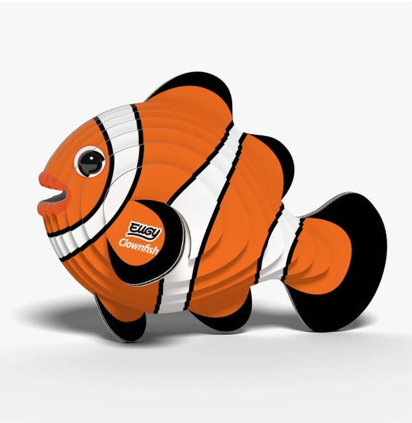 EUGY Clown Fish 3D Paper Puzzle