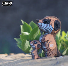 EUGY Meerkat 3D Paper Puzzle
