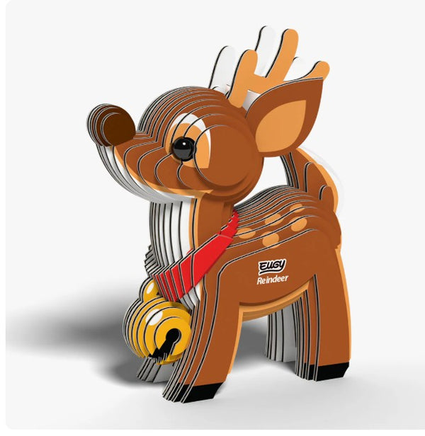 EUGY Reindeer 3D Paper Puzzle