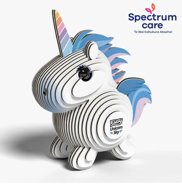 EUGY Unicorn Sky 3D Paper Puzzle