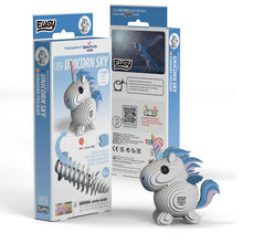 EUGY Unicorn Sky 3D Paper Puzzle