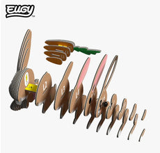 EUGY Rabbit 3D Paper Puzzle