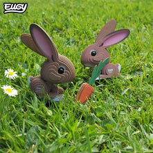 EUGY Rabbit 3D Paper Puzzle