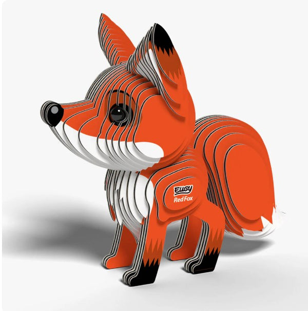 EUGY Red Fox 3D Paper Puzzle