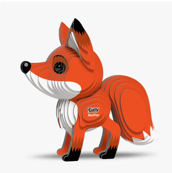 EUGY Red Fox 3D Paper Puzzle