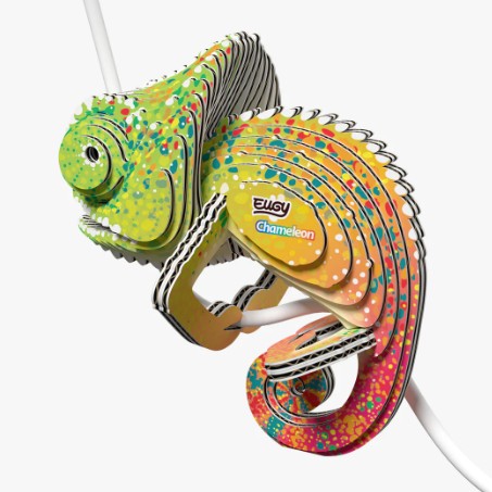 EUGY Chameleon 3D Paper Puzzle