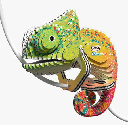 EUGY Chameleon 3D Paper Puzzle