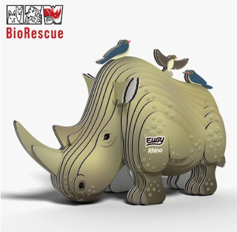 EUGY Rhino 3D Paper Puzzle