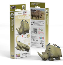 EUGY Rhino 3D Paper Puzzle