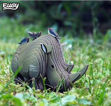 EUGY Rhino 3D Paper Puzzle