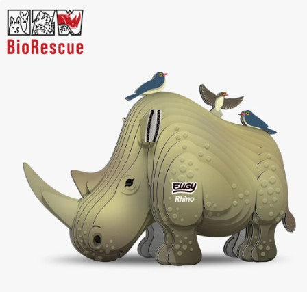 EUGY Rhino 3D Paper Puzzle