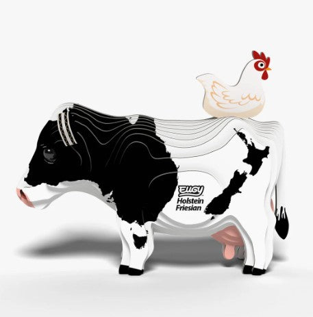 EUGY Holstein Cow 3D Paper Puzzle