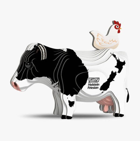 EUGY Holstein Cow 3D Paper Puzzle