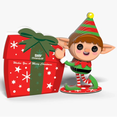 EUGY Christmas Elf 3D Paper Puzzle