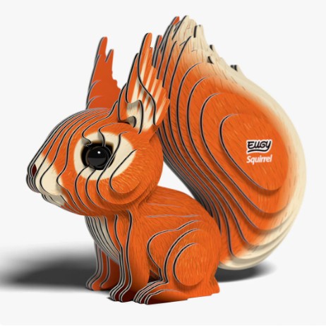 EUGY Squirrel 3D Paper Puzzle