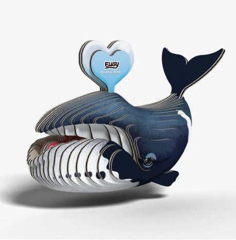 EUGY Bowhead Whale 3D Paper Puzzle