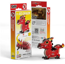 EUGY Red Dragon 3D Paper Puzzle
