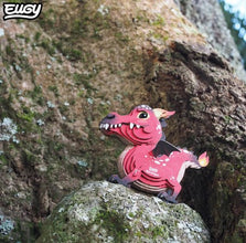 EUGY Red Dragon 3D Paper Puzzle