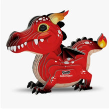 EUGY Red Dragon 3D Paper Puzzle