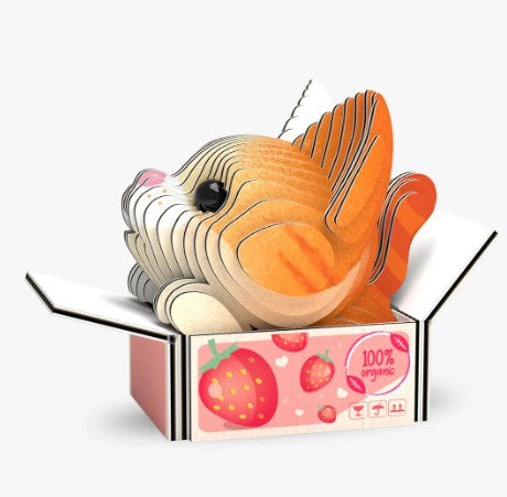 EUGY Cat Pumpkin 3D paper Puzzle