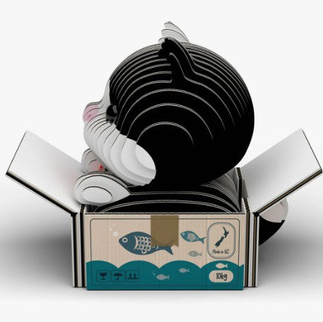 EUGY Cat Tuxedo 3D Paper Puzzle