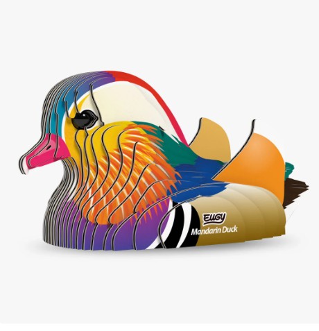 EUGY Mandarin Duck 3D Paper Puzzle