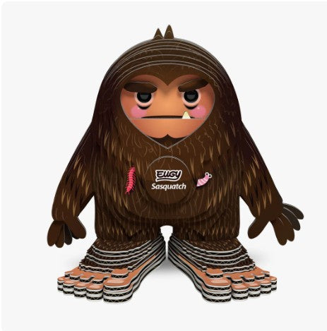 EUGY Sasquatch 3D Paper Puzzle