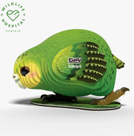 EUGY Kākāpō 3D Paper Puzzle
