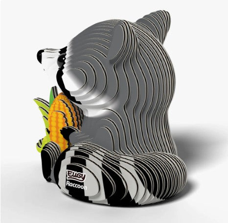 EUGY Raccoon 3D Paper Puzzle
