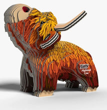 EUGY Highland Cow 3D Paper Puzzle