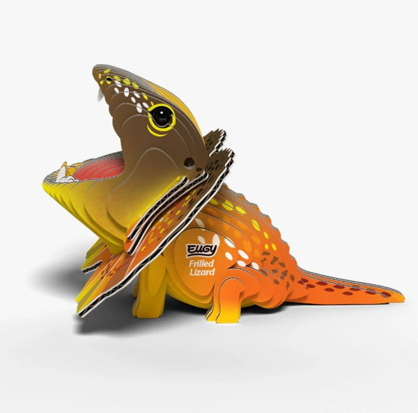 EUGY Frilled Lizard 3D Paper Puzzle