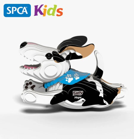 EUGY Dog Hope 3D Paper Puzzle