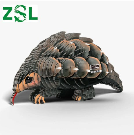 EUGY Pangolin 3D Paper Puzzle