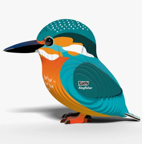 EUGY Kingfisher 3D Paper Puzzle