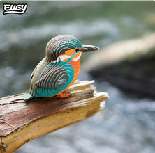 EUGY Kingfisher 3D Paper Puzzle