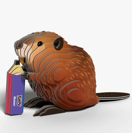 EUGY Beaver 3D Paper Puzzle