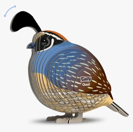 EUGY Quail 3D Paper Puzzle