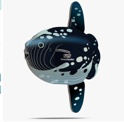 EUGY Ocean Sunfish 3D Paper Puzzle
