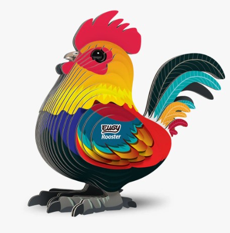 EUGY Rooster 3D Paper Puzzle