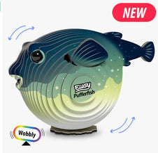 EUGY Puffer Fish 3D Paper Puzzle