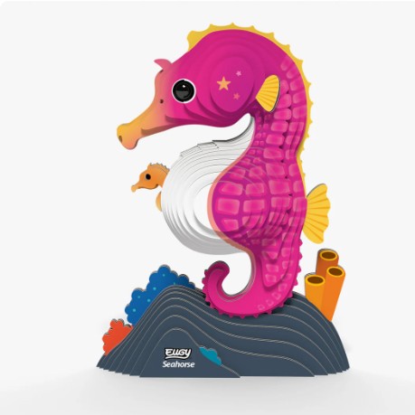 EUGY Seahorse 3D Paper Puzzle