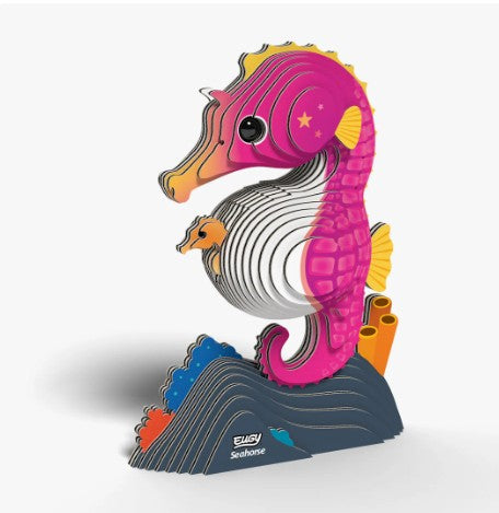 EUGY Seahorse 3D Paper Puzzle