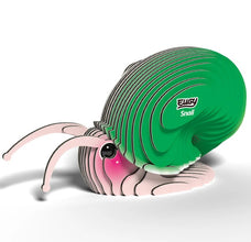 EUGY Snail 3D Paper Puzzle