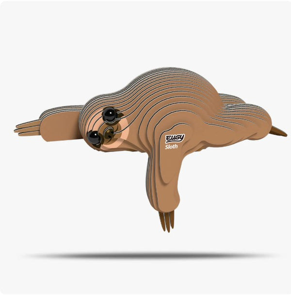 EUGY Sloth 3D Paper Puzzle