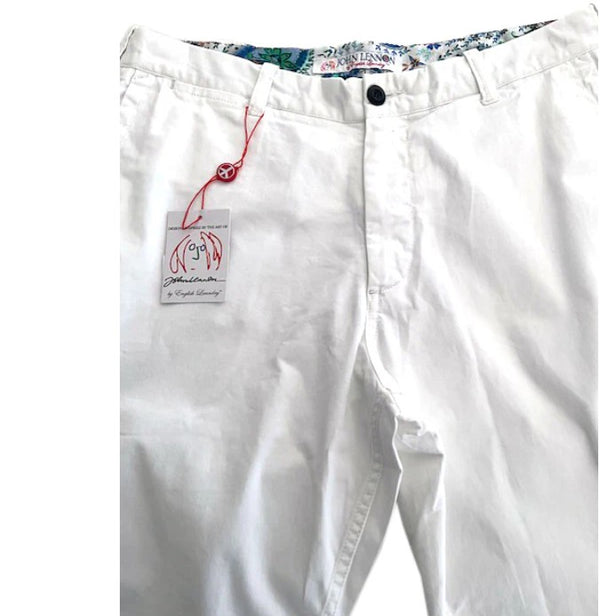 John Lennon Shorts- Cornwall White