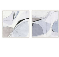 Grey Trace Canvas Art Set