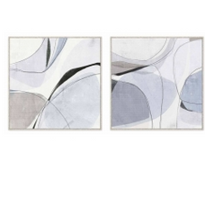 Grey Trace Canvas Art Set