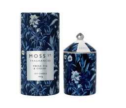 Moss St Fresh Fig & Cedar Ceramic Candle 100g
