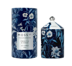 Moss St Fresh Fig & Cedar Ceramic Candle 360g